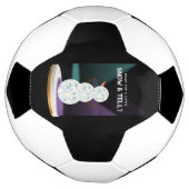 小さな雪の準備ができてディスコボール雪だるま サッカーボール (回転)