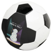 小さな雪の準備ができてディスコボール雪だるま サッカーボール (3/4)
