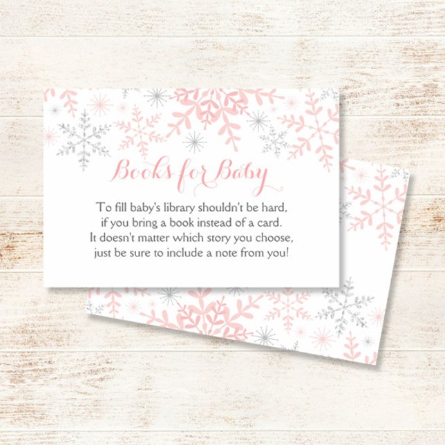 小さな雪の結晶の赤ちゃんシャワーが本を持ってくる (クリエイターアップロード済み)