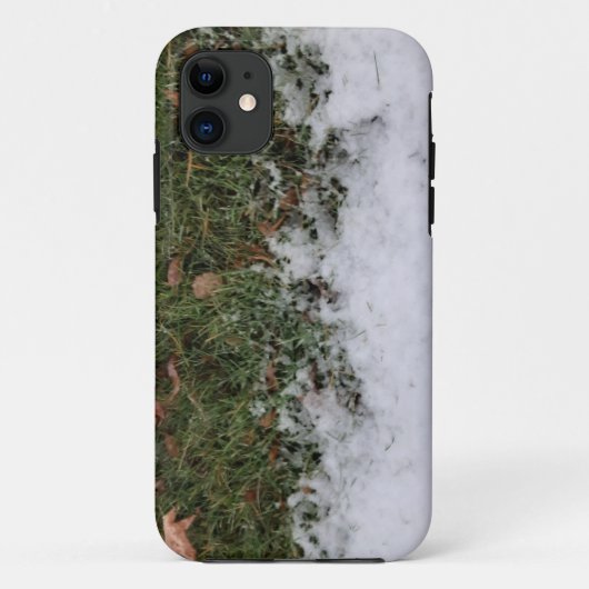 小さな雪のiPhoneケース Case-Mate iPhoneケース (裏面)