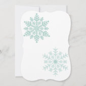 小さな雪天使 招待状 (裏面)