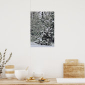 小さな雪片の詩、冬のシーン ポスター (キッチン)