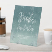 小さな雪片ベビースワーナーブックベビー 台座サイン (インサイチュ)