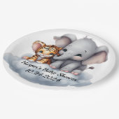 小さな雲 ペーパープレート (アングル)