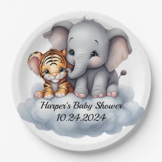 小さな雲 ペーパープレート (正面)