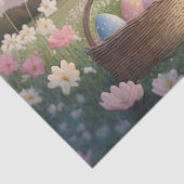 小さな青いジャケットの可愛いイースターバニー 薄葉紙 (詳細)