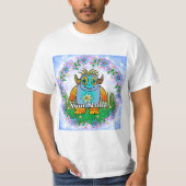 小さな青いモンスター Tシャツ (正面)