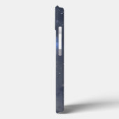 小さな青い月の妖精 ファンタジーアート Case-Mate iPhoneケース (裏面 / 左)