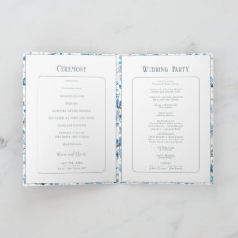 小さな青い花の結婚式 プログラム