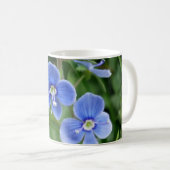 小さな青い花 コーヒーマグカップ (正面右)
