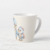 小さな青い鳥の兄弟姉妹ラテマグ カフェラテマグ (右アングル)