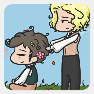 小さな革命家 スクエアシール