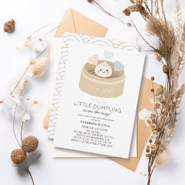 小さな餃子の蒸し器ジェンダーが明らかにする 招待状