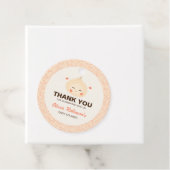 小さな餃子の薄暗い合計ベビーシャワー フェイバータグ (インサイチュ)