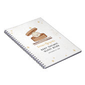 小さな餃子の赤ちゃんシャワーのゲストブック ノートブック (右側)