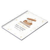 小さな餃子の赤ちゃんシャワーのゲストブック ノートブック (左側)