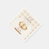 小さな餃子の赤ちゃんシャワー スタンダードカクテルナプキン (角)