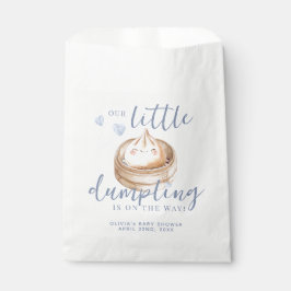 小さな餃子ブルーウォーター色ボーイベビーシャワーFa フェイバーバッグ