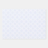 小さな餃子ブルーウォーター色ボーイベビーシャワーWr ラッピングペーパーシート (正面3)