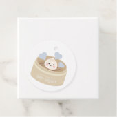 小さな餃子ブルーベビーシャワーありがとう フェイバータグ (インサイチュ)