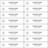 小さな香りのサンプルラベル0.5 x 1.8 シール (正面)