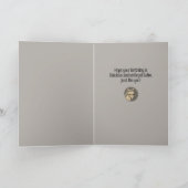 「小さな馬」おもしろい誕生日 カード (内部)