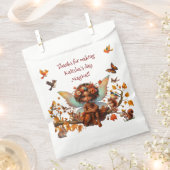 小さな魅惑のアフリカの妖精とウッドランドの動物 フェイバーバッグ (クリップ留めされた状態)