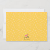 小さな魔モダン女ハロウィン·バッシュの衣装パーティー 招待状 (裏面)