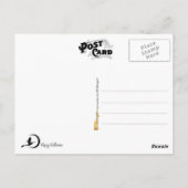 小さな魔女からのハロウィーンのご挨拶 ポストカード (裏面)