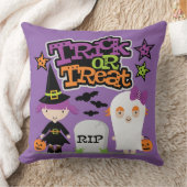 小さな魔女と幽霊 クッション (ブランケット)