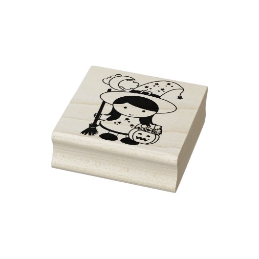 小さな魔女のアートスタンプ ラバースタンプ (スタンプ)