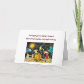 小さな魔女の魔法の釜ハッピーハローウィン! カード (裏面)