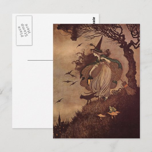 小さな魔女 ポストカード (正面/裏面)