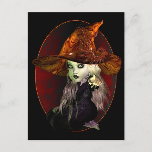 小さな魔女 ポストカード (正面)