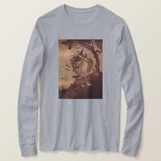 小さな魔女 Tシャツ (デザイン正面)