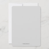 小さな魔法が郵便で赤ちゃんシャワーを浴びる 招待状 (裏面)