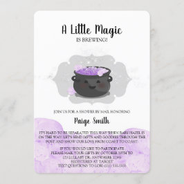 小さな魔法が郵便で赤ちゃんシャワーを浴びる 招待状