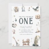 小さな魔法使いの誕生日招待状 招待状 (正面)