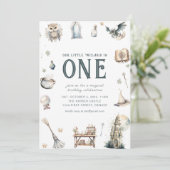 小さな魔法使いの誕生日招待状 招待状 (スタンド正面)