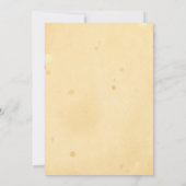 小さな魔法使い少年　マジカルハロウィン　ベイビーシャワー 招待状 (裏面)