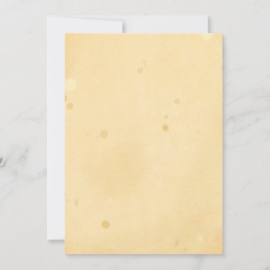 小さな魔法少年の魔法のハロウィーンの赤ちゃんシャワー 招待状 (裏面)