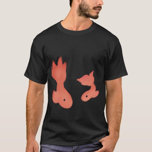 小さな魚が2匹 Tシャツ (正面)