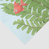 小さな魚の海藻のカラフル海切り離し 薄葉紙 (詳細)