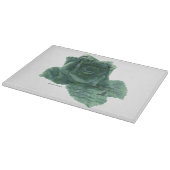 小さな鳥がバラ カッティングボード (角)