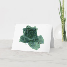 小さな鳥がバラ カード