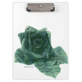 小さな鳥がバラ クリップボード