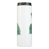 小さな鳥がバラ タンブラー (裏面)