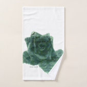 小さな鳥がバラ バスタオルセット (ハンドタオル)