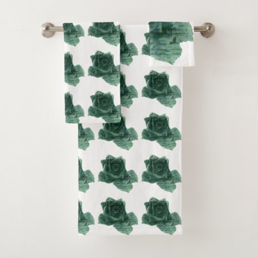 小さな鳥がバラ バスタオルセット (インサイチュ)