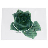 小さな鳥がバラ ラージペーパーバッグ (正面)